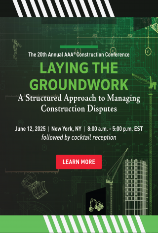 The 20th Annual AAA Construction Conference