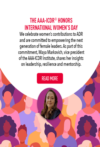 The AAA-ICDR Honors International Women's Day